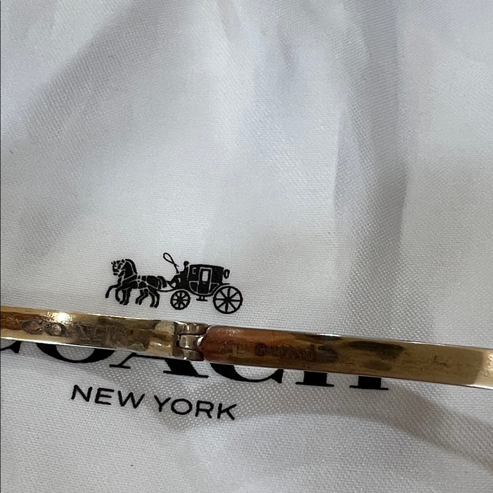 Coach Gold-Tone Bracelet with Charm - Picture 4 of 6